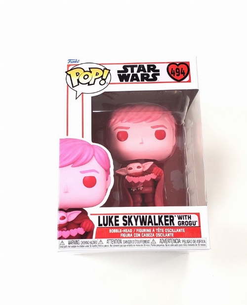 Luke Skywalker with Grogu (Pink) #494 (NEW)