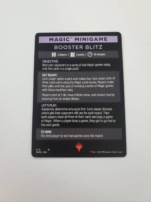 Magic Minigame: Booster Blitz