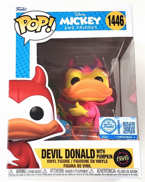 Mickey & Friends - Devil Donald with Pumpkin (Limited Black Light Chase Edition) (Special Edition) #1446 (NEW)