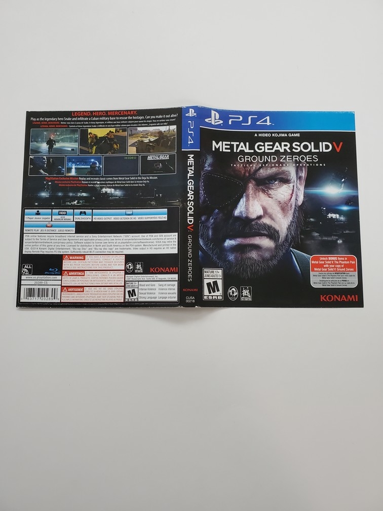 Metal Gear Solid V: Ground Zeroes (B)