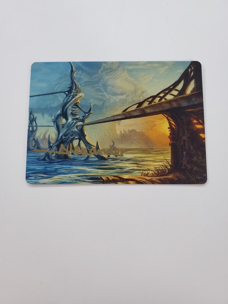 76/81 - Razortide Bridge - Art Card - (Gold-Stamped Signature)