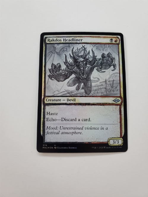 Rakdos Headliner - Sketch Showcase (Foil)