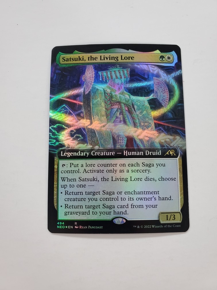 Satsuki, the Living Lore (Extended Art) (Foil)