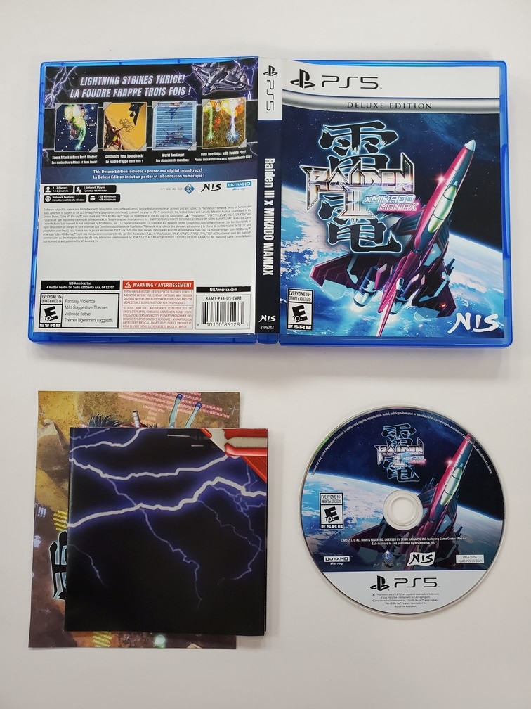 Raiden III x Mikado Maniax (Deluxe Edition) (CIB)