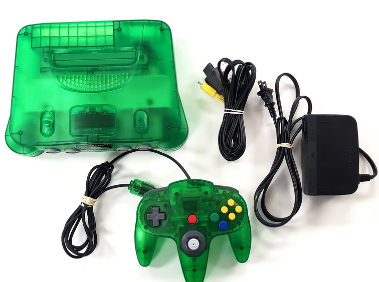 Nintendo 64 Funtastic Jungle Green (Model NUS-001)