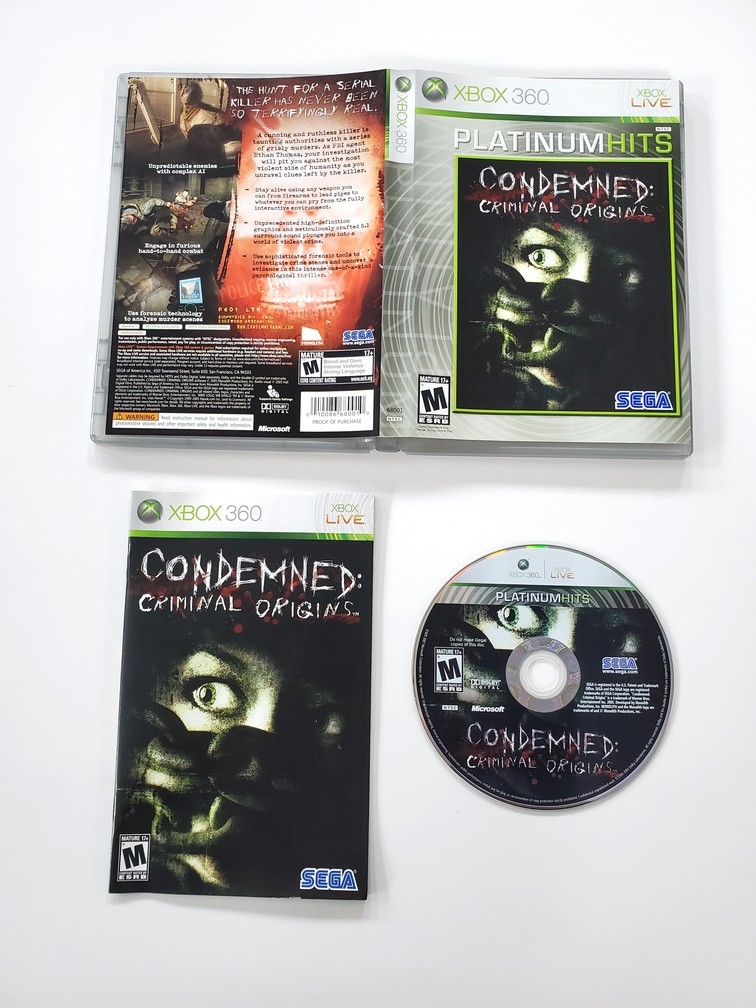 Condemned: Criminal Origins [Platinum Hits] (CIB)