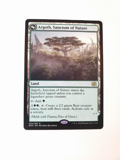 Argoth, Sanctum of Nature // Titania, Gaea Incarnate