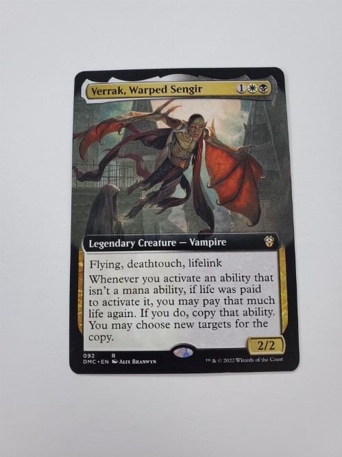 Verrak, Warped Sengir (Extended Art)