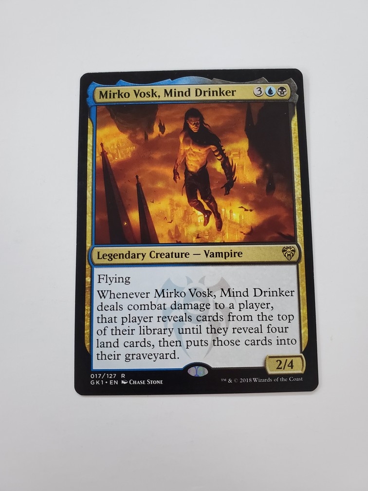 Mirko Vosk, Mind Drinker