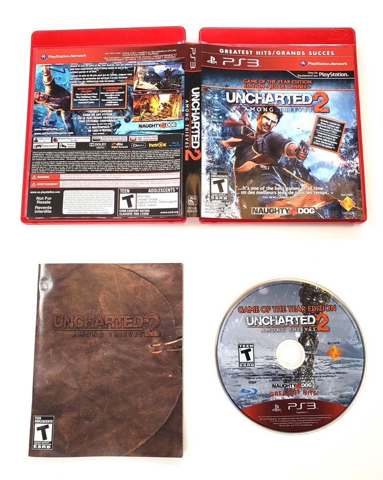 Uncharted 2: Among Thieves [Game of the Year Edition] (Greatest Hits) (CIB)