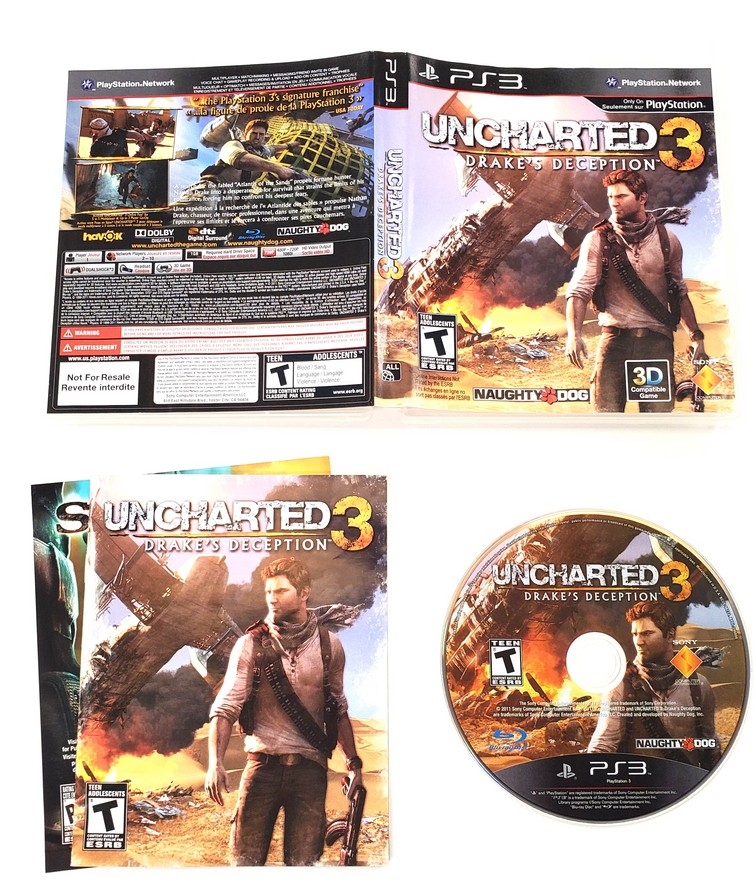 Uncharted 3: Drake's Deception (CIB)