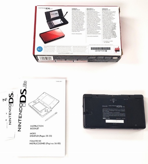 Nintendo DS Lite Red/Black (CIB)