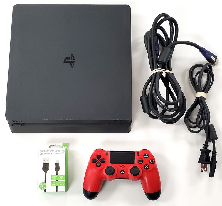 Playstation 4 Slim 1TO Jet Black (Model CUH-2215B)