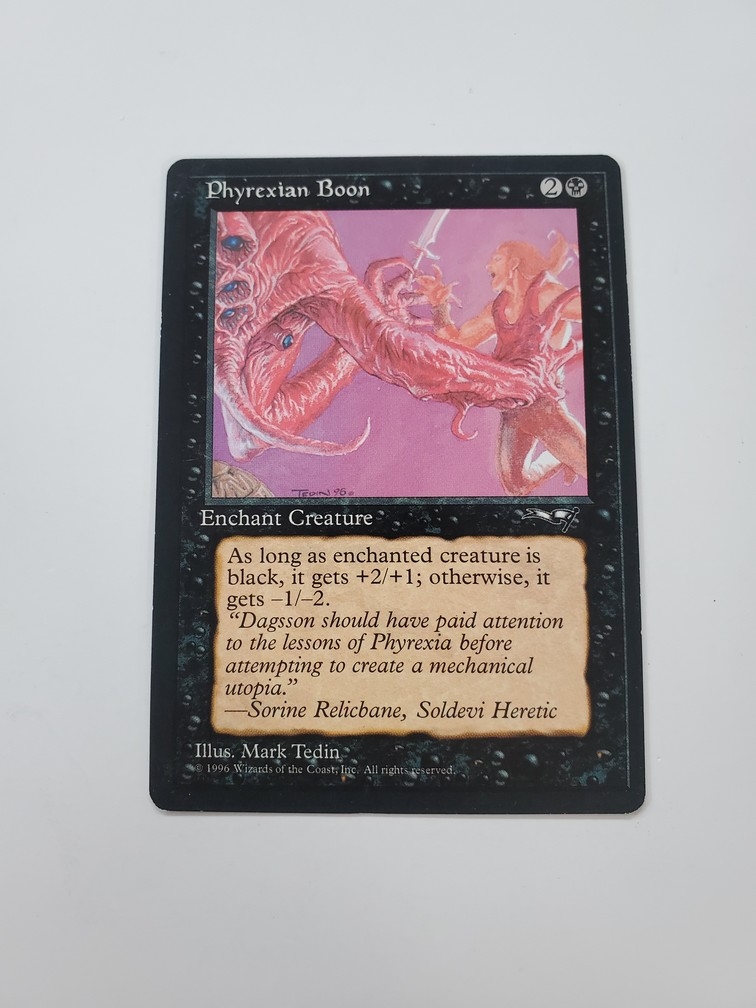 Phyrexian Boon (Man Held Aloft)