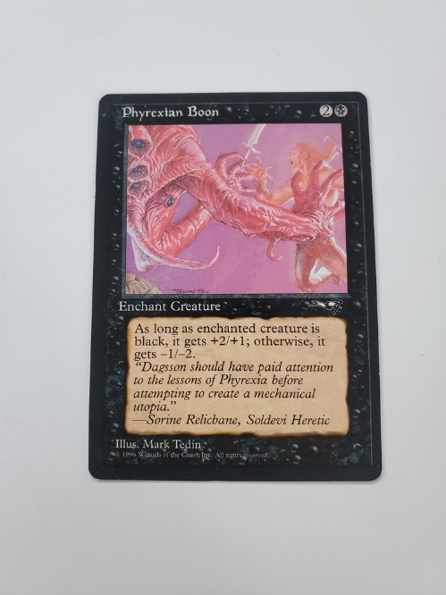 Phyrexian Boon (Man Held Aloft)