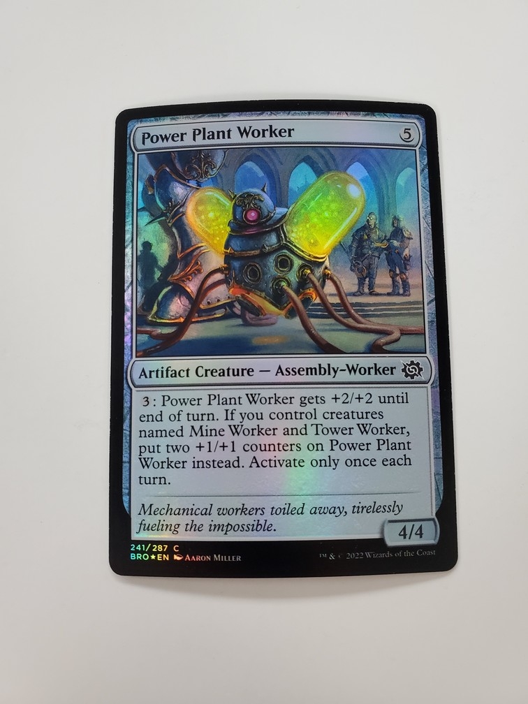 Power Plant Worker (Foil)