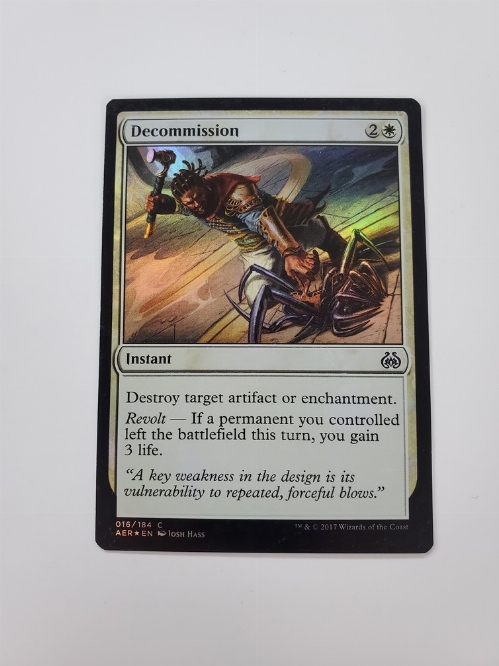 Decommission (Foil)