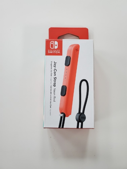 Nintendo Switch Joy-Con Strap: Neon Red (CIB)