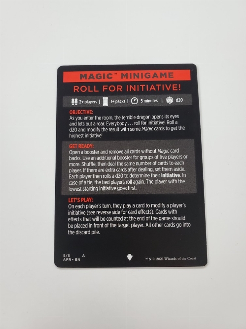 Magic Minigame: Roll for Initiative!