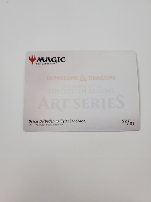 Drizzt Do'Urden - Art Card