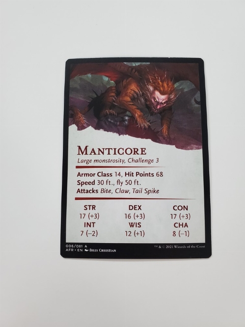 Manticore - Art Card