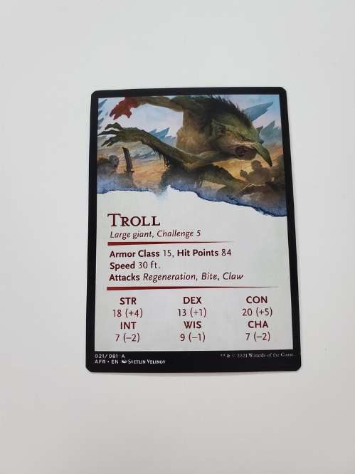 Troll - Art Card