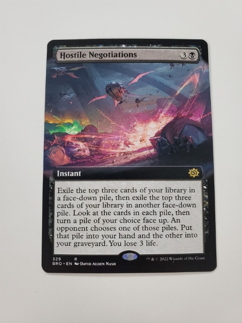 Hostile Negotiations (Extended Art)