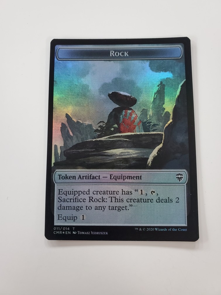 Rock // Treasure - Double-Sided Token (Foil)