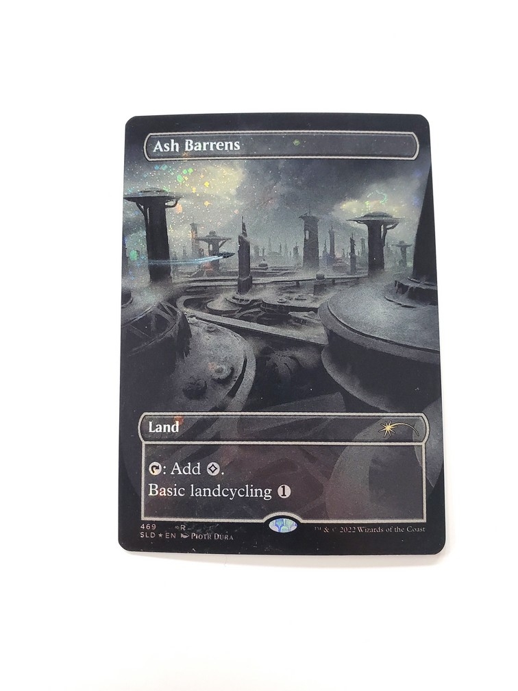 Ash Barrens (Borderless) (Galaxy Foil)