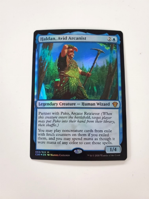 Haldan, Avid Arcanist (Foil)