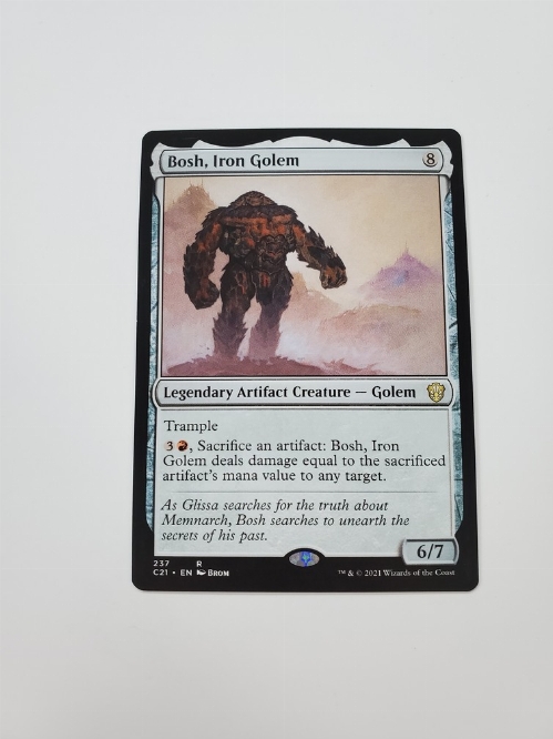 Bosh, Iron Golem