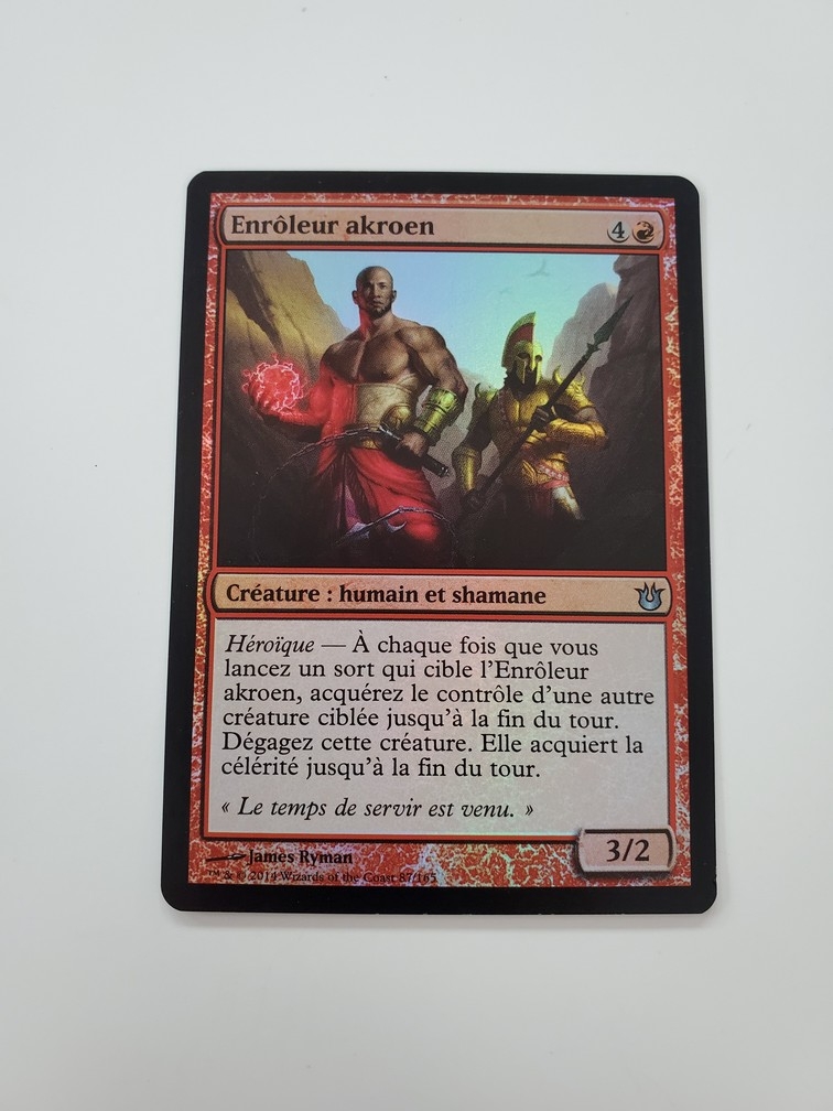 Akroan Conscriptor (Francaise) (Foil)