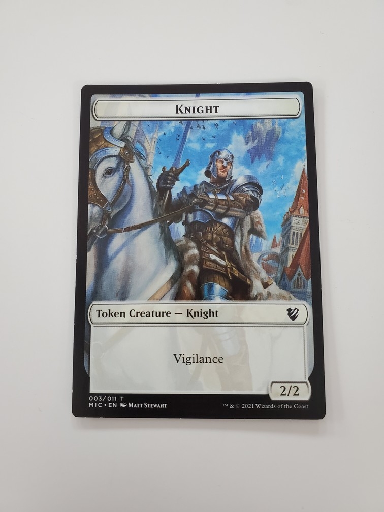 Knight // Wolf - Double-Sided Token