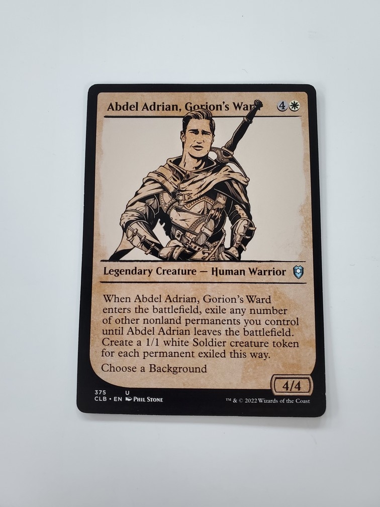 Abdel Adrian, Gorion's Ward (Showcase)