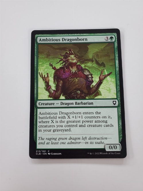 Ambitious Dragonborn