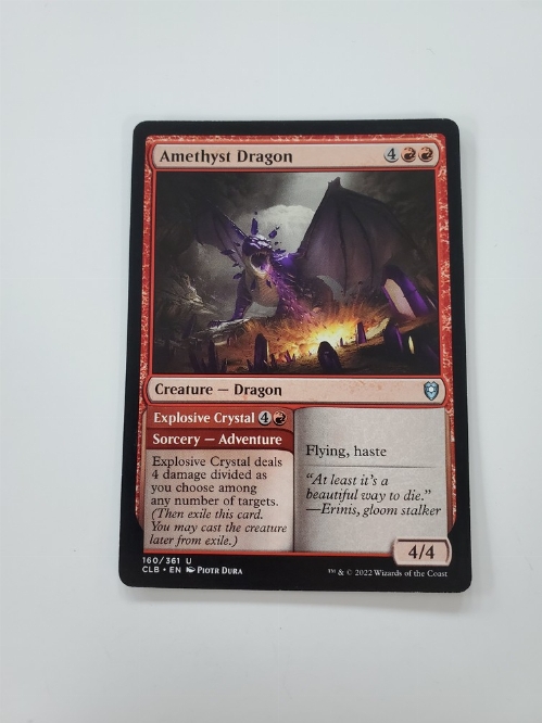 Amethyst Dragon // Explosive Crystal