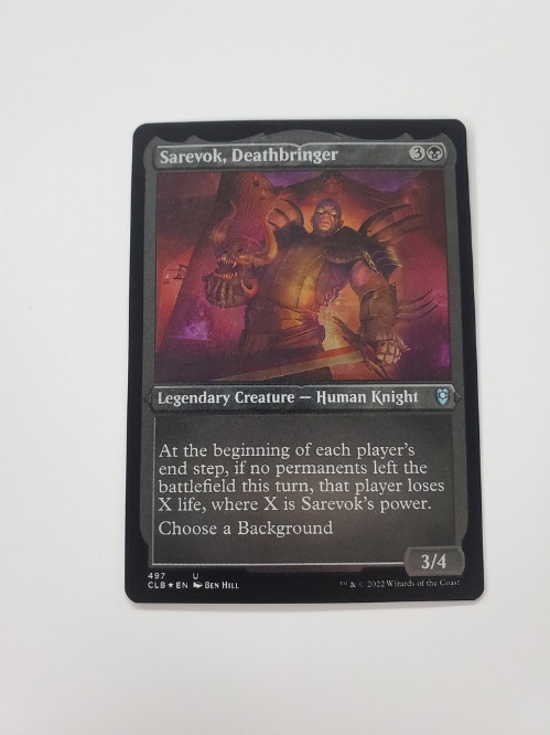 Sarevok, Deathbringer (Foil Etched)