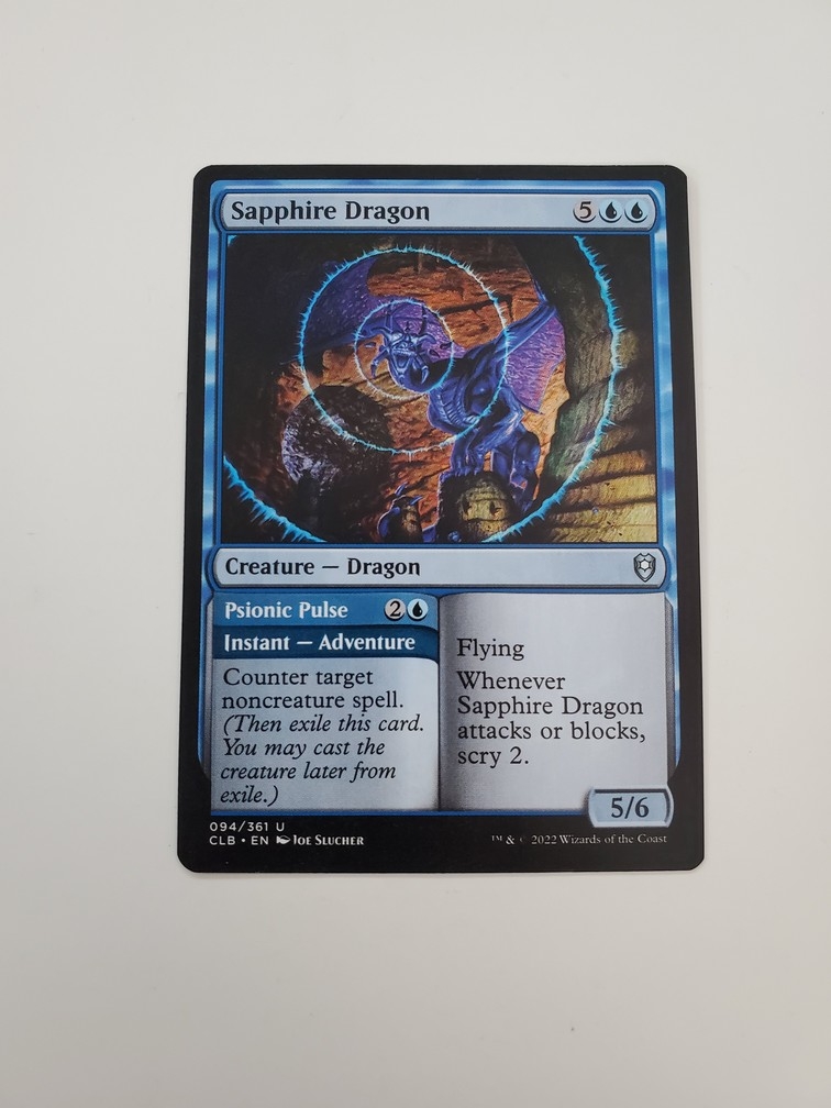 Sapphire Dragon // Psionic Pulse