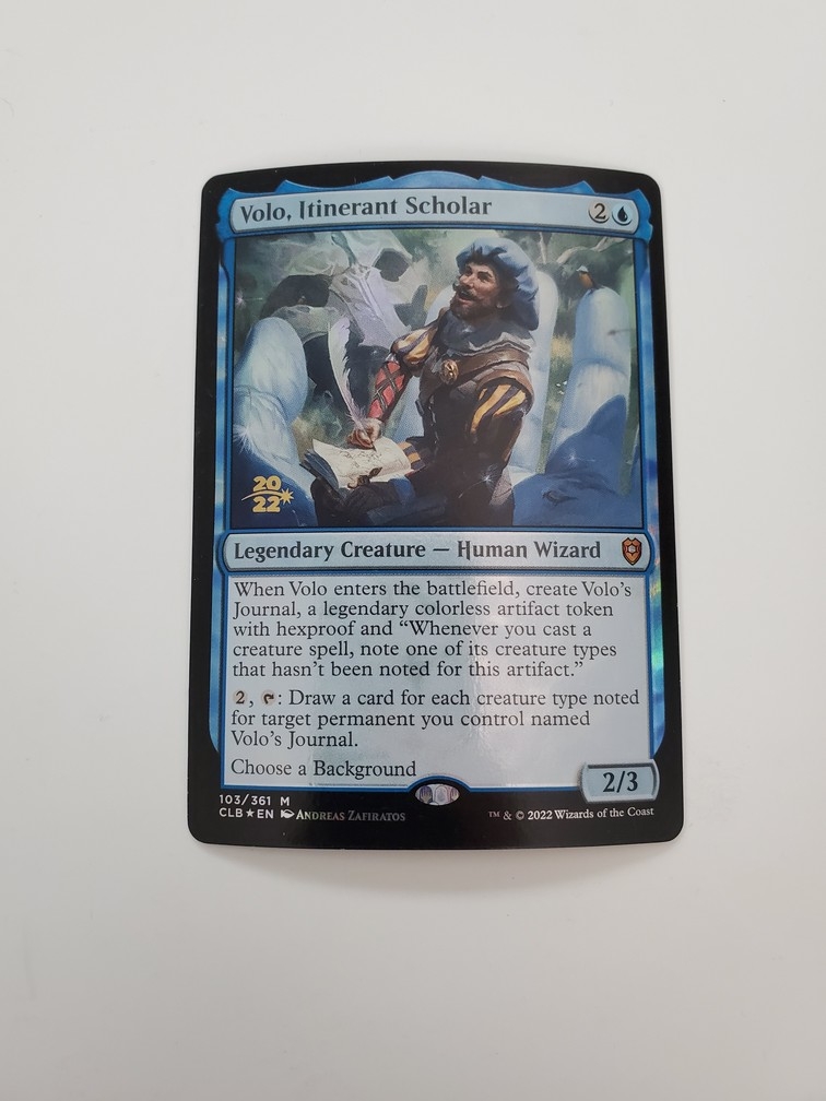 Volo, Itinerant Scholar - Prerelease Cards (Foil)