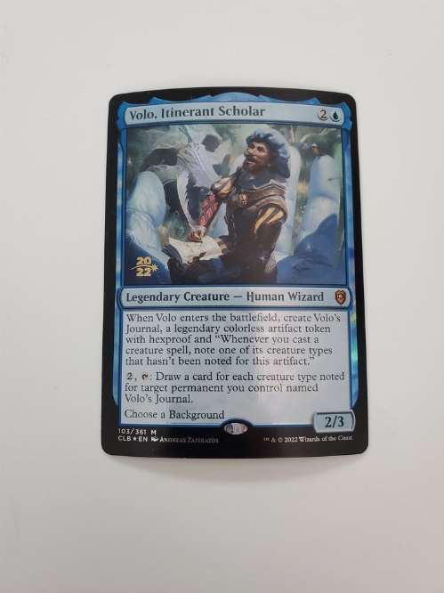 Volo, Itinerant Scholar - Prerelease Cards (Foil)