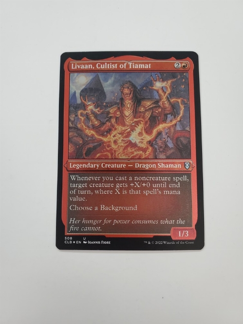 Livaan, Cultist of Tiamat (Foil Etched)