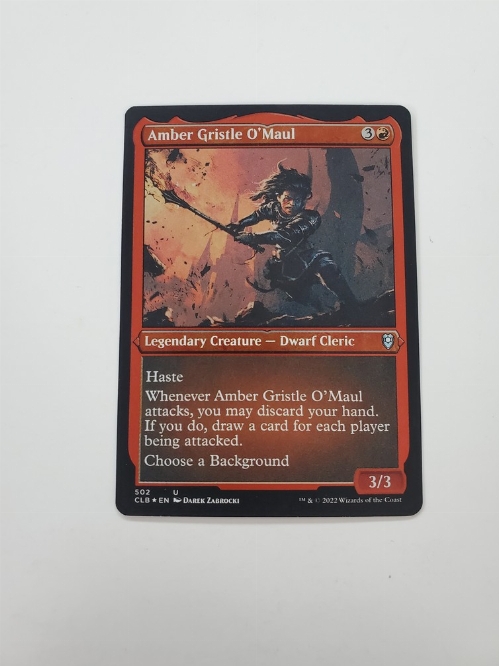 Amber Gristle O'Maul (Foil Etched)