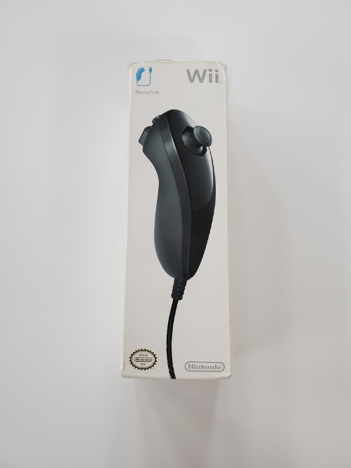 Nintendo Wii Black NunChuk (CIB)