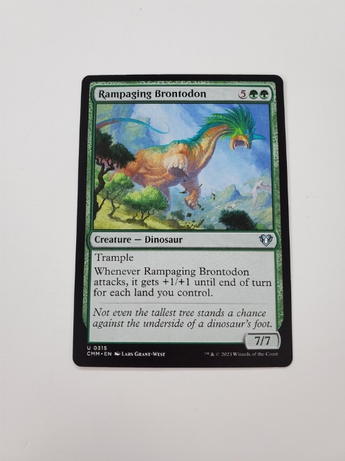 Rampaging Brontodon