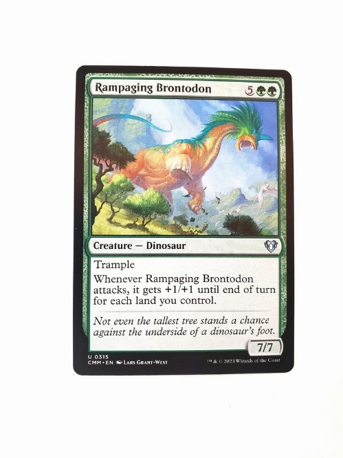 Rampaging Brontodon