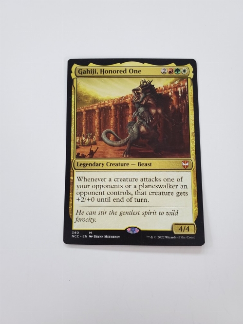 Gahiji, Honored One