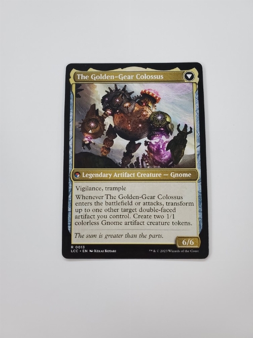 Tetzin, Gnome Champion // The Golden-Gear Colossus