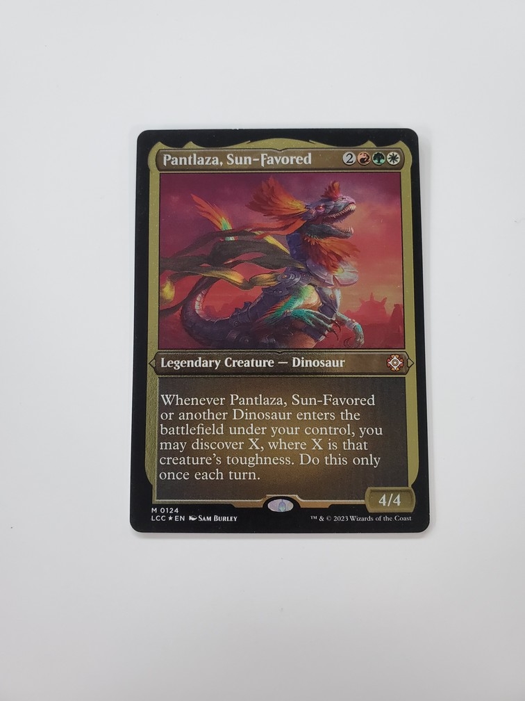 Pantlaza, Sun-Favored (Display Commander) - Thick Stock (Foil)