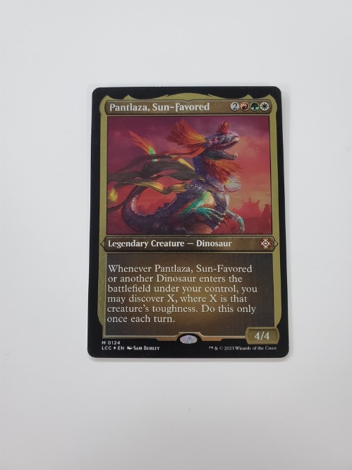 Pantlaza, Sun-Favored (Display Commander) - Thick Stock (Foil)