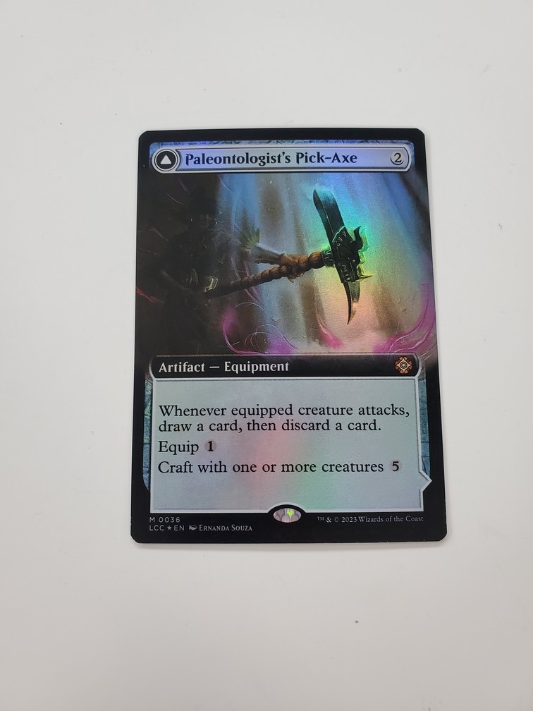 Paleontologist's Pick-Axe // Dinosaur Headdress (Extended Art) (Foil)